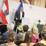 Willi Mernyi, MKÖ-Vorsitzender, Hans Maršálek-Preis 2022 © Parlamentsdirektion / Johannes Zinner